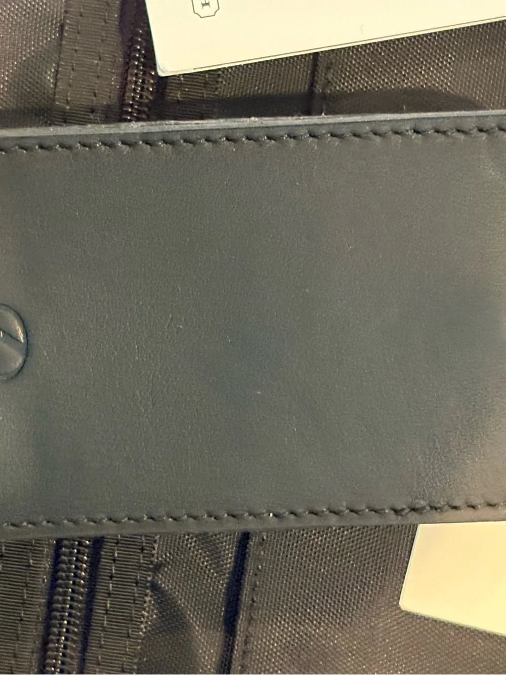 Vintage COACH Black Leather Fold-Over Suiter Garment Bag Travel Luggage
